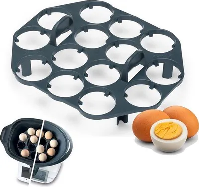 Produktbild von Famanu Eierhalter für Thermomix - Halter für bis zu 14 Eier - Zubehör für TM6 TM5 TM31