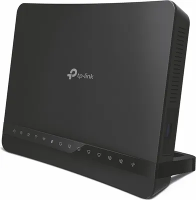 Zdjęcie produktu dla TP-Link Archer VR1210v, Wi-Fi 5 (802.11ac), Dual-band (2.4 GHz/5 GHz), Przewodowa sieć LAN, 3G, Czarny, Przenośny router