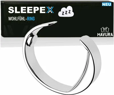 Image de SLEEPEX Acupressure Bague de doigt Massage Bien-être Bague anti-ronflement - Petite taille