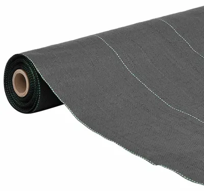 Productafbeelding van vidaXL Onkruiddoek zwart, 0,5 x 150 meter, PP