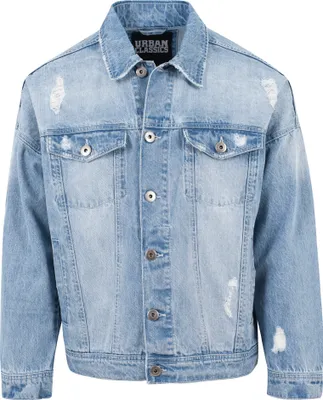 Produktbild von Urban Classics - RIPPED Denim Jacke bleached - M