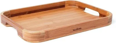 Immagine prodotto di Vassoio in bambù naturale, quadrato, 30x23 cm