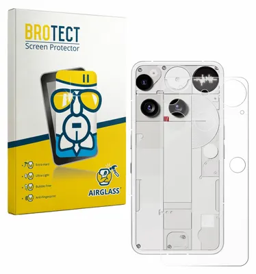 Produktbild von BROTECT Schutzglas für Nothing Phone (3) (Rückseite) Schutzfolie Panzer Folie Glas Display Schutz klar