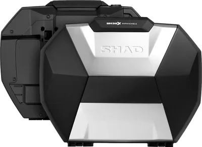 Immagine prodotto di Coppia valigie laterali espandibili SHAD SH38X alluminio 3P System