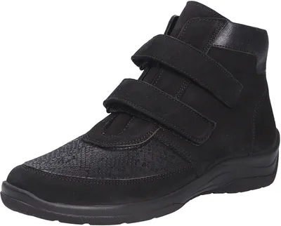 Produktbild von Waldläufer Hesna Damenklettstiefel Bronx schwarz Weite H 312H81316001 (7,0/bronx schwarz)