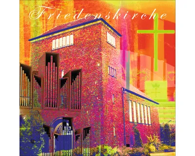 Produktbild von Glasbild Wiesmoor Friedenskirche 20x20 cm