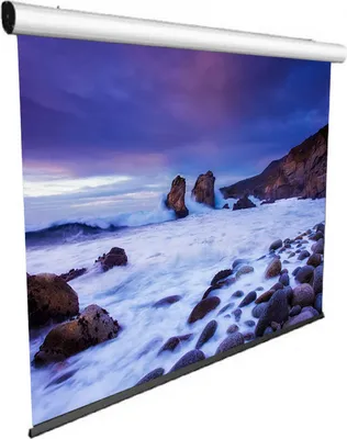 Produktbild von 4:3 DELUXX Cinema Elegance LightLine Beamer Motorleinwand 210 x 160 (210x160)cm (15254) / Gehäuselange 230 cm / MW Varico Ice noBE / HDTV / FULL HD / 3D / 4K / High-End-Leinwand