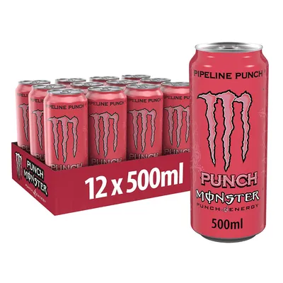 Obrázek produktu pro Monster Energy Pipeline Punch Maracuja Orange Guave 500ml 12er Pack