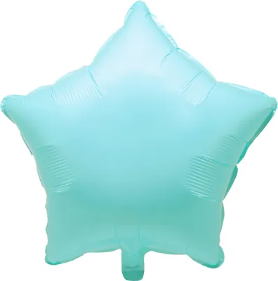 Produktbild von Oblique Unique Folien Luftballon Stern Form Kinder Geburtstag Silvester Party JGA Hochzeit - blau pastellfarben