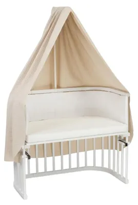 Produktbild von babybay Himmel Waffelpiqué für Mobilehalterung passend für alle Modelle bis 96 cm Länge, sand