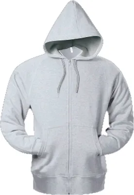 Produktbild von Kariban Herren Sweatjacke Kapuzenpullover Hoodie Sweatshirt Pullover, Größe:2XL, Farbe:Oxford Grey