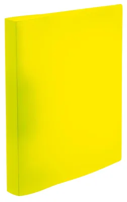 Image de HERMA 19710 Classeur à anneaux HERMA, DIN A4, 2 anneaux, jaune fluo