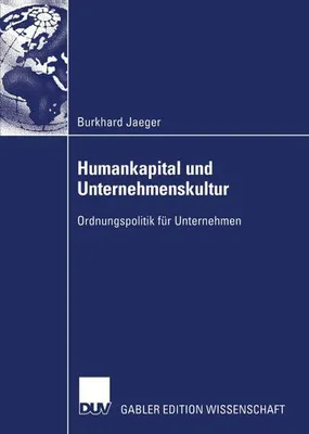 Obrázek produktu pro Humankapital und Unternehmenskultur
