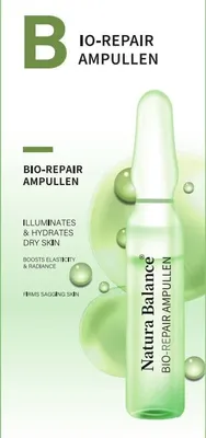 Produktbild von Bio Repair Gesichtspflege Serum Ampullen 15x 2ml Gesicht für reife Haut Weizenextrakt Aloe Vera Hamamelis Urea Milchsäure
