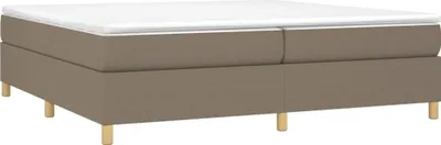 Obrázek produktu pro Rám postele s boxspringem taupe 200 x 200 cm textil
