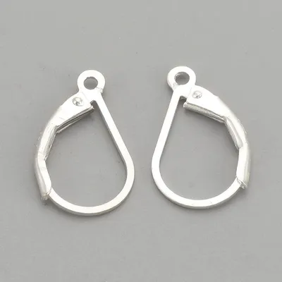 Ohrhaken 925 Sterling Silber Klappbügel 16 mm 1 Paar