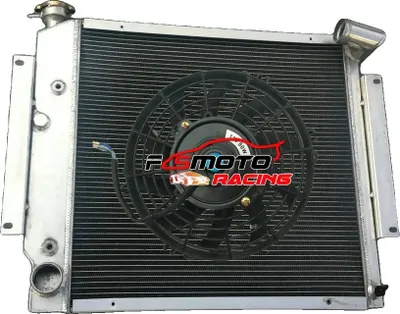 Image de Radiateur en aluminium avec ventilateur, conception à 3 rangées, capacité de refroidissement élevée, construction durable