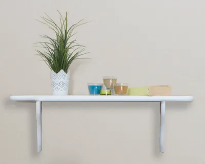 Produktbild von Wandregal 80 cm breit weiß