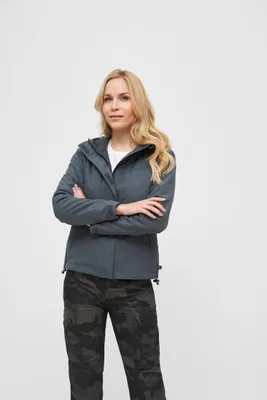 Immagine prodotto di Brandit BD33113 | Giacca a vento da donna con tasca interna - Colore: Antracite - Taglia: S