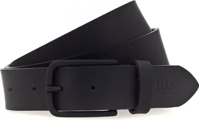 Immagine prodotto di H.I.S Pelle cintura 35mm Leather Belt W85 Black nero
