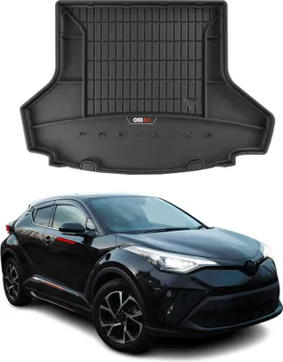 Immagine prodotto di 2016-2025 Toyota C-HR tappetini in gomma nera 4 pz