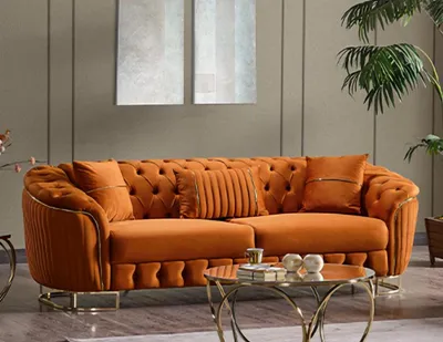 Produktbild von Luxus 2 Sitzer Couch Polster Sofa Textil Couchen Garnitur Neu Zweisitzer