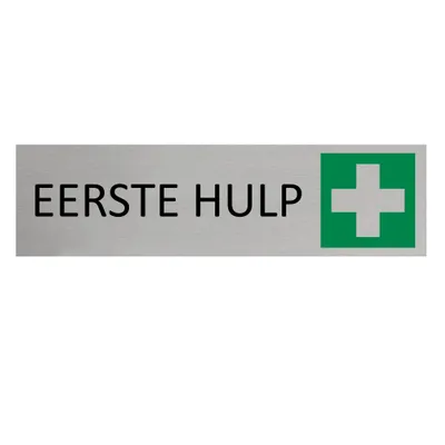 Produktbild von CombiCraft Aluminium Türschild mit Eerste hulp  165x45mm