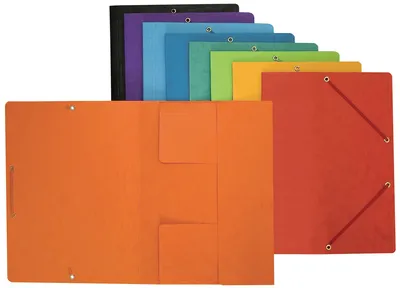 Zdjęcie produktu dla Teczka A4 Bantex z gumką preszpanowa czerwona
