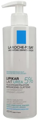 Image de La Roche-Posay Lipikar Lait Urée 5+ Smoothing Soothing Lotion Lait corporel hydratant pour peaux sèches 400 ml