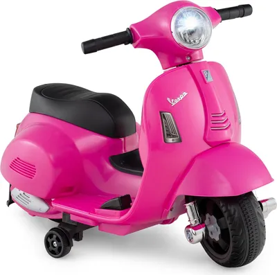 Immagine prodotto di Moto elettrica per bambini 6V con faro a LED, rosa