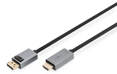 Obrázok produktu pre DIGITUS 4K DisplayPort adaptér, DP - HDMI typ A