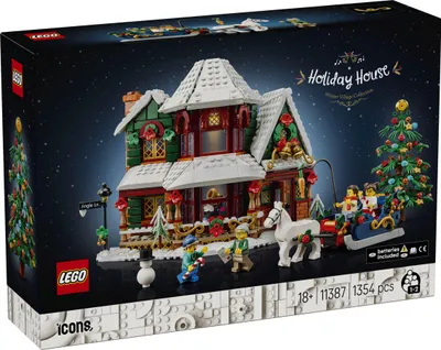 Obrázok produktu pre LEGO ICONS Vianočný domček, Stavebnica, 18 rok / roky, Plast, 1354 kusov, 1,53 kg