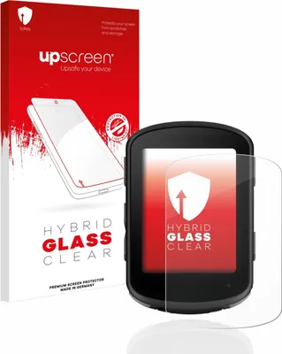 Produktbild von upscreen Schutzglas für Garmin Edge 540 Schutzfolie Panzer Folie Glas Display Schutz klar