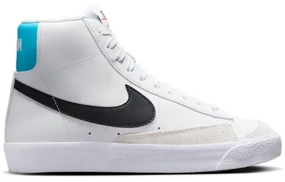 Produktbild von Nike Blazer Mid 77 White Black Photo Blue (GS) - EU 38
