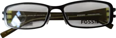 Produktbild von Fossil Korrektionsfassung Brille Metall Olive 50/16/135 - OF1165344