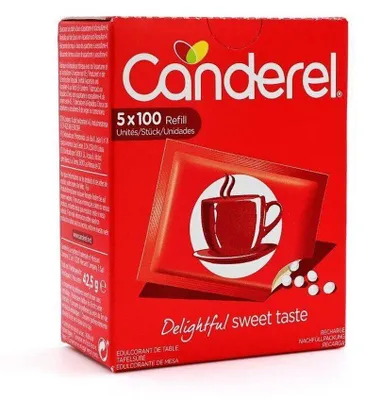 Productafbeelding van Canderel zoetstof, navulverpakking voor het zoeten van uw thee of koffie, 500 tabletten