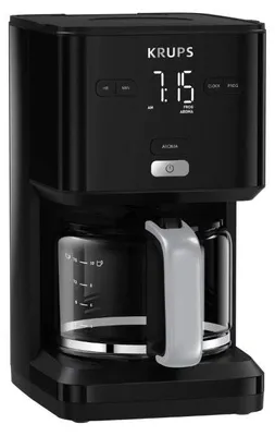 Produktbild von Krups Smart'n Light Filterkaffeemaschine KM6008, Filterkaffeemaschine, Gemahlener Kaffee, 1000 W, Schwarz