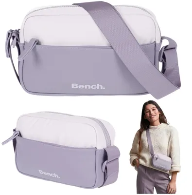 Produktbild von Umhängetasche klein Handtasche Damen Mädchen modisch modern Umhänger Tasche handbag small Schultergurt Bench 64224 1800 Style Lila Dusty Lilac + Etui