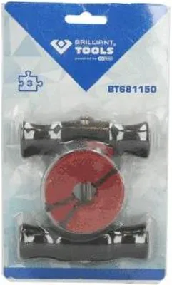 Zdjęcie produktu dla BRILLIANT TOOLS Uchwyty z linką ściągającą, 3 sztuki - BT681150
