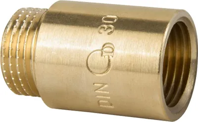 Obrázek produktu pro MESSINGVERLÄNGERUNG 1/2"" X 10 mm MESSING