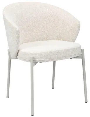 Produktbild von Selsey Atisly – Polsterstuhl mit Chenille, Hellbeige