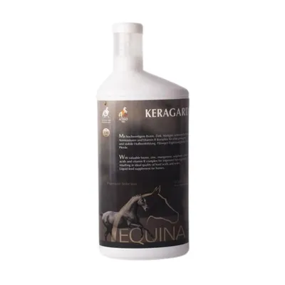 Produktbild von Nuba Equina Keragard – flüssiges Ergänzungsfuttermittel für Pferde, 1 l