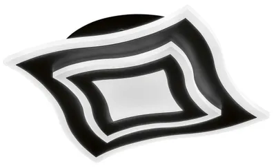 Produktbild von Fischer & Honsel 21305 Deckenleuchte Gorden Metall sandschwarz