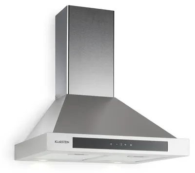 Obrázek produktu pro KlarsteinZelda, digestoř, 60 cm, nástěnná, 600 m³/h, LED, dotykové ovládání, časovač, nerezová ocel