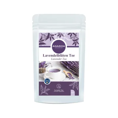 Lavendeltee aus Lavendelblüten 65 g – Aromatischer Kräutertee ohne Zusätze | Koffeinfrei & naturbela