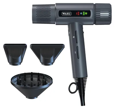 Image de Sèche-cheveux Vanquish Grey avec 3 accessoires magnétiques, couleur gris clair