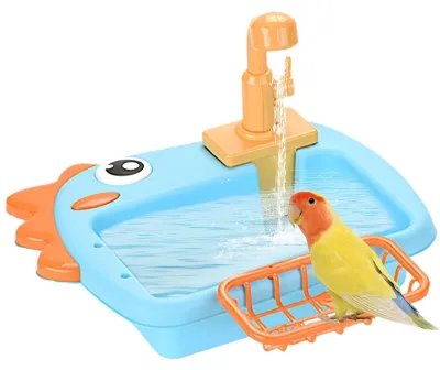 Imagen del producto de Elzusha - Ducha para pájaros ajustable, ideal para uso doméstico