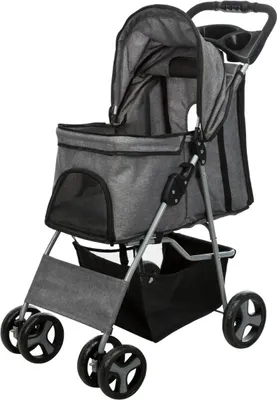 Produktbild von TRIXIE Buggy für Hunde - grau - 47 × 100 × 80 cm