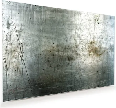Produktbild von Glasbild 75x50cm in XXL für Wohnzimmer, Schlafzimmer Motiv es Metall