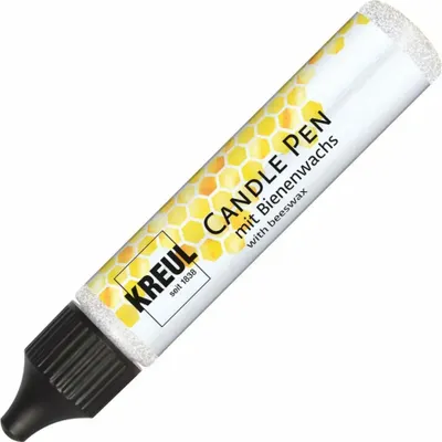 Produktbild von KREUL Candle Pen Glitter-Silber 29 ml